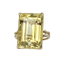 Bague 54 Bague en or jaune 18 carats avec citrine 20–23 carats 58 Facettes AB687