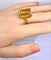 Bague 54 Bague en or jaune 18 carats avec citrine 20–23 carats 58 Facettes AB687