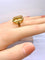 Bague 54 Bague en or jaune 18 carats avec citrine 20–23 carats 58 Facettes AB687