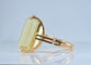 Bague 54 Bague en or jaune 18 carats avec citrine 20–23 carats 58 Facettes AB687