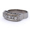 Bague 54 Bague Art déco en or blanc 18 ct avec diamants 58 Facettes AN517 (0749)