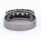 Bague 54 Bague Art déco en or blanc 18 ct avec diamants 58 Facettes AN517 (0749)