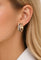 Boucles d'oreilles Boucheron Quatre - Boucles d'oreilles créoles en or jaune, rose et blanc, diamants 58 Facettes Boucles d’oreilles