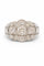 Bague 56 Bague tank Art déco en platine 850 et diamants 58 Facettes BAGUE-LP1850
