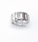Bague 55 Chaumet Class One - Bague bandeau ajourée en or blanc et diamants 58 Facettes CHAUM-CLAS1-2047