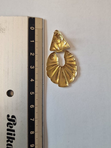 Boucles d'oreilles Boucles d’oreilles vintage - Motif étoile en or jaune 18 ct 58 Facettes CV-022