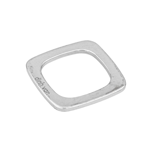 Pendentif Dinh Van Pendentif  Impression Or blanc 58 Facettes 5078100CN