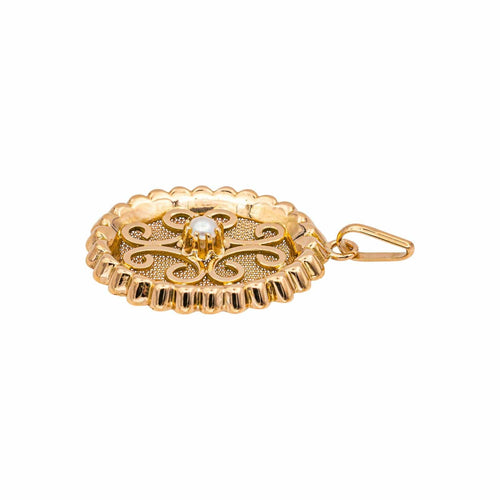 Pendentif Pendentif Or jaune Demi perle fine 58 Facettes 4993455CN