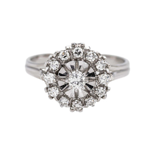 Bague 52 Bague Or blanc, Platine Diamant 58 Facettes 4651142CN