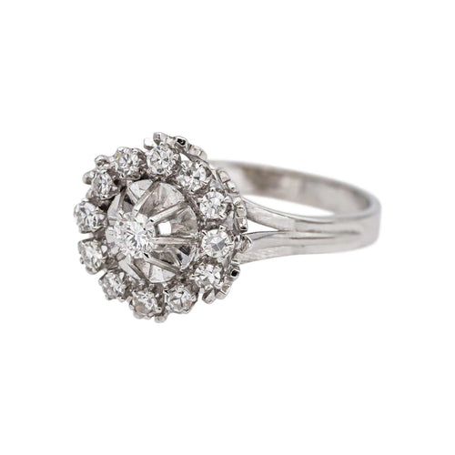 Bague 52 Bague Or blanc, Platine Diamant 58 Facettes 4651142CN