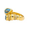 Bague 48 Bague Toi et moi  Or jaune Topaze, Diamant 58 Facettes 4445900CN