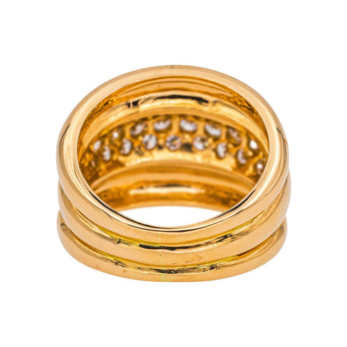 Bague 55 Bague Jonc Or jaune Diamant 58 Facettes 4688976CN
