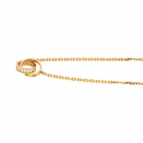 Collier Cartier Collier Love Or rose Diamant 58 Facettes 5422109RV