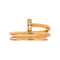 Bague 53 Cartier Bague Juste un clou Or rose Diamant 58 Facettes 5422119RV