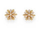 Boucles d'oreilles Poiray Flower PM - Boucles d'oreilles en or jaune 18k et diamants 0,27 ct 58 Facettes 273806