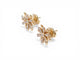 Boucles d'oreilles Poiray Flower PM - Boucles d'oreilles en or jaune 18k et diamants 0,27 ct 58 Facettes 273806