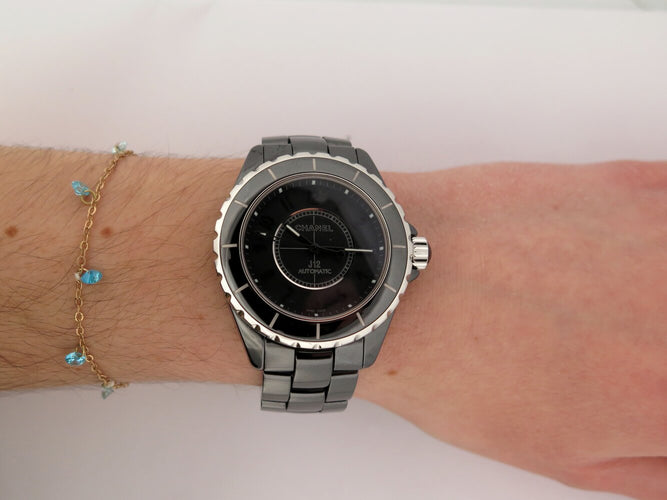 Montre CHANEL J12 H3829 - Montre automatique 39 mm en céramique noire 58 Facettes 273737