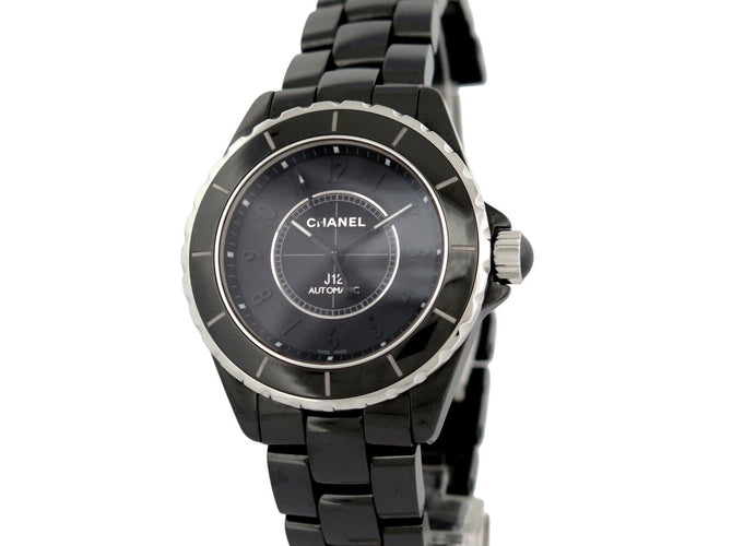 Montre CHANEL J12 H3829 - Montre automatique 39 mm en céramique noire 58 Facettes 273737