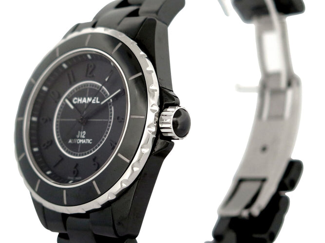 Montre CHANEL J12 H3829 - Montre automatique 39 mm en céramique noire 58 Facettes 273737