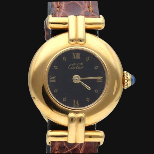Montre Cartier Montre Colisée Must De Cartier Vermeil 58 Facettes MT45988