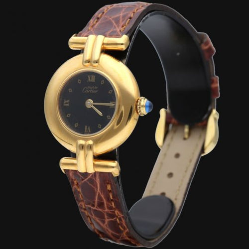 Montre Cartier Montre Colisée Must De Cartier Vermeil 58 Facettes MT45988