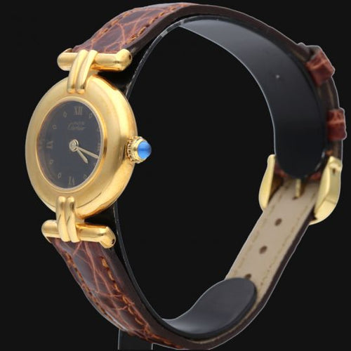 Montre Cartier Montre Colisée Must De Cartier Vermeil 58 Facettes MT45988
