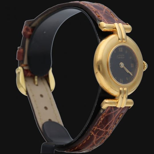 Montre Cartier Montre Colisée Must De Cartier Vermeil 58 Facettes MT45988
