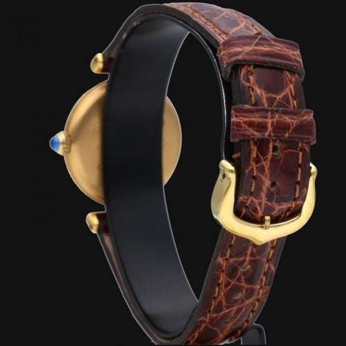 Montre Cartier Montre Colisée Must De Cartier Vermeil 58 Facettes MT45988