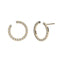 Boucles d'oreilles ELLEN - Boucles d’oreilles en or jaune 18K et diamants 58 Facettes UKD364607MM