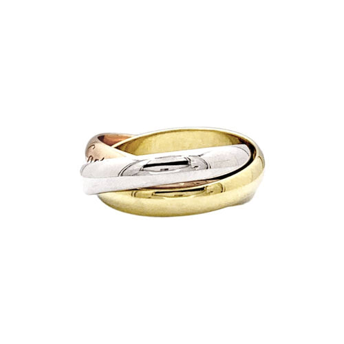 Bague 50 Bague Cartier, "Trinity Classique", trois ors. 58 Facettes 35034