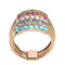 Bague 53 Bague harem victorienne à sept anneaux de pierres précieuses, vers 1890 58 Facettes 26026-0224