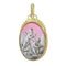 Pendentif Pendentif géorgien en or avec émail grisaille représentant deux chérubins 58 Facettes 26065-0293