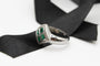 Bague 53 Bague carrée en or blanc avec émeraudes et diamants 58 Facettes 250442