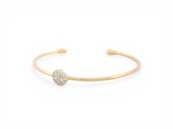 Bracelet Pomellato Sabbia - Bracelet en or rose 18k et diamants 0,24 ct 58 Facettes 273897