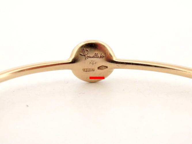 Bracelet Pomellato Sabbia - Bracelet en or rose 18k et diamants 0,24 ct 58 Facettes 273897