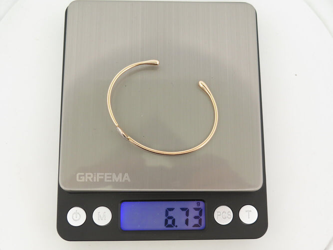 Bracelet Pomellato Sabbia - Bracelet en or rose 18k et diamants 0,24 ct 58 Facettes 273897