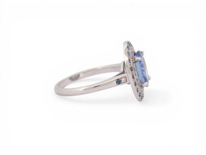 Bague 52 Mauboussin Saint Hilaire de la Mer - Bague en or blanc 18k saphirs et diamants 58 Facettes 273826