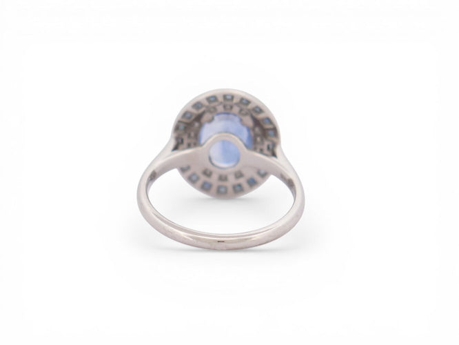 Bague 52 Mauboussin Saint Hilaire de la Mer - Bague en or blanc 18k saphirs et diamants 58 Facettes 273826