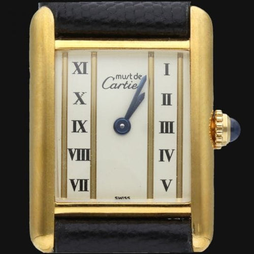 Montre Cartier Montre Tank Vermeil 58 Facettes MT44307