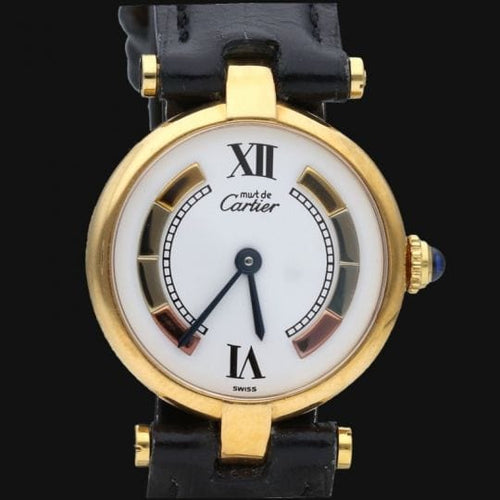 Montre Cartier Montre Must De Cartier Vermeil 58 Facettes MT44878