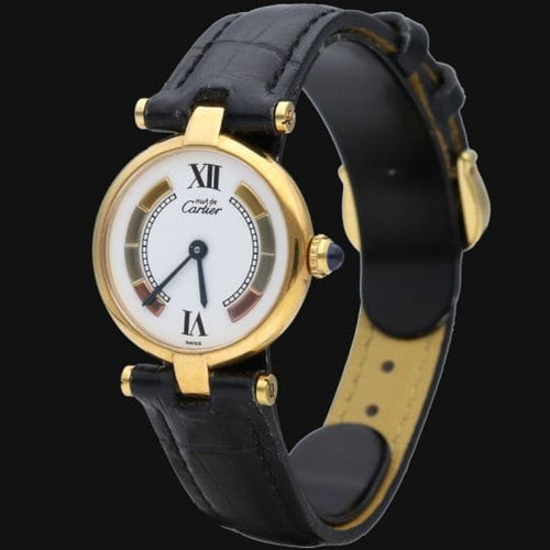 Montre Cartier Montre Must De Cartier Vermeil 58 Facettes MT44878