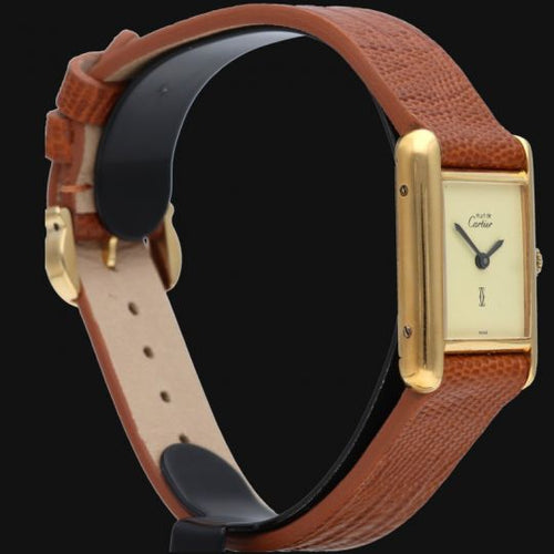 Montre Cartier Montre Cartier Tank Vermeil 58 Facettes MT45990