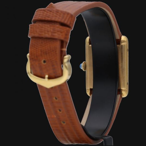 Montre Cartier Montre Cartier Tank Vermeil 58 Facettes MT45990