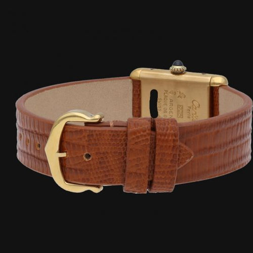 Montre Cartier Montre Cartier Tank Vermeil 58 Facettes MT45990