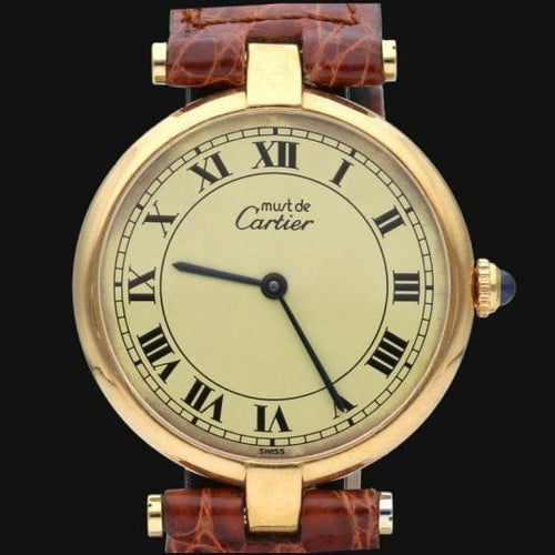 Montre Cartier Montre Must De Cartier Vermeil 58 Facettes MT45999