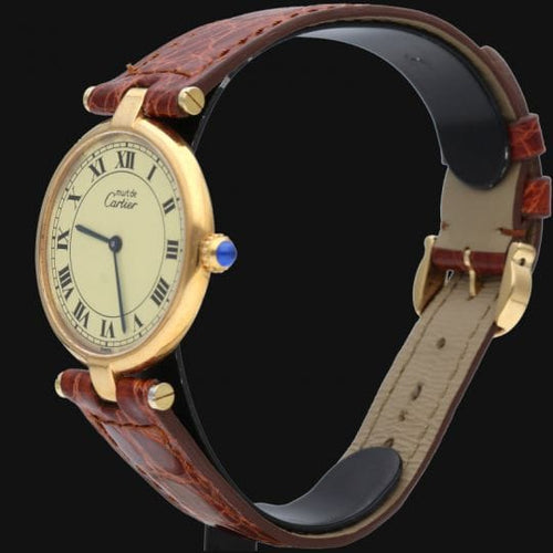 Montre Cartier Montre Must De Cartier Vermeil 58 Facettes MT45999