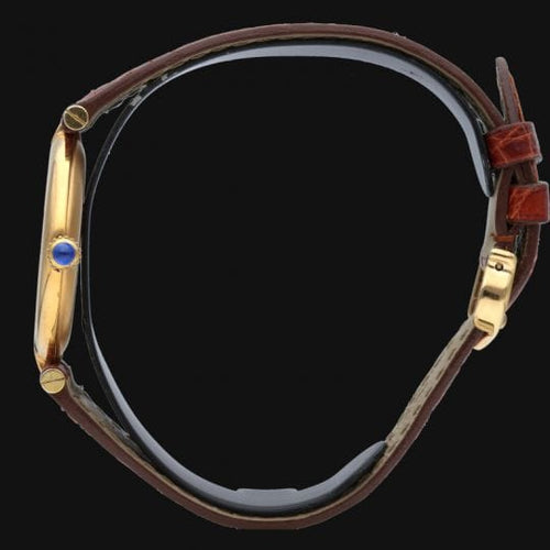 Montre Cartier Montre Must De Cartier Vermeil 58 Facettes MT45999