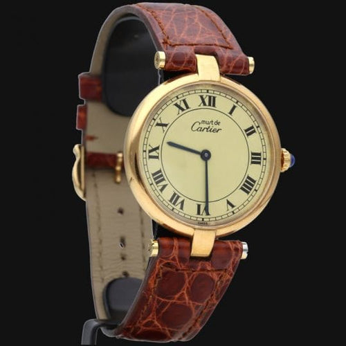 Montre Cartier Montre Must De Cartier Vermeil 58 Facettes MT45999