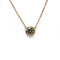 Collier Collier pendentif en or rose 750‰ et diamant brun 1,01 ct 58 Facettes 260083R