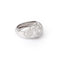 Bague 49 Bague jonc pavée de diamants en or gris 18 carats 58 Facettes BD196